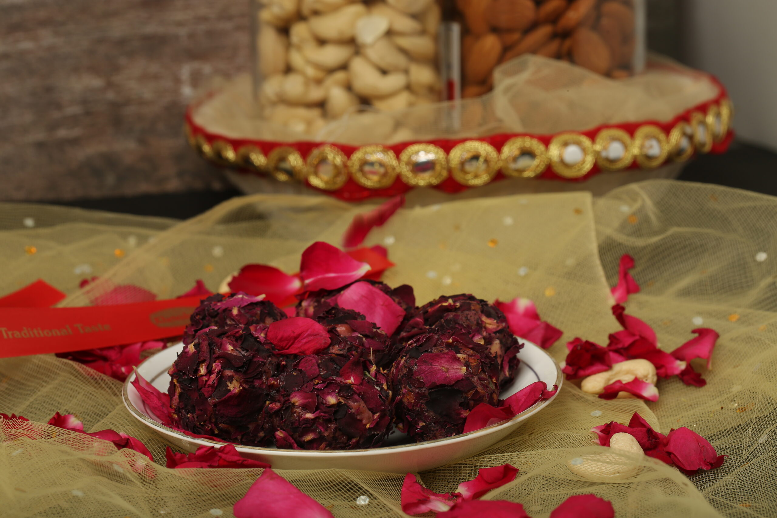 263A9455 Dry Fruit Rose Laddu - Image 1
